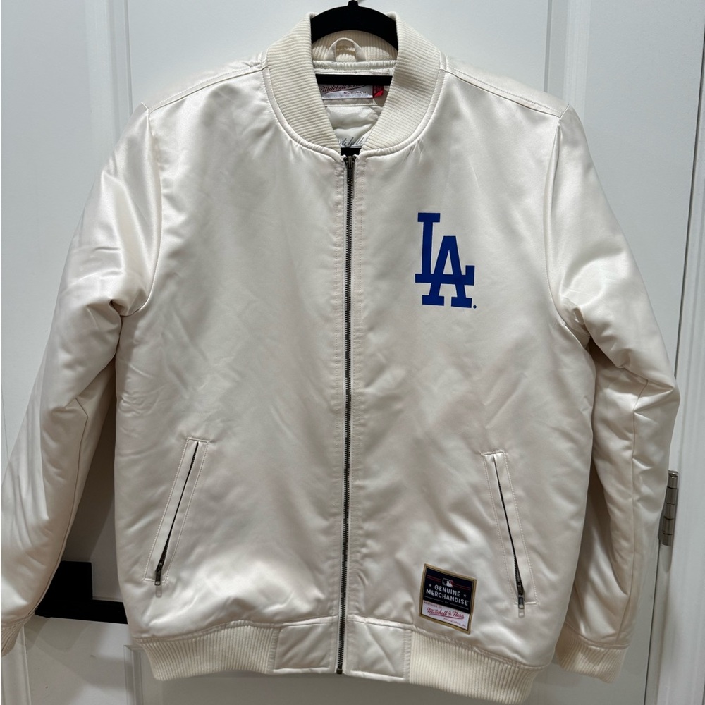 Los Angeles Dodgers 2024 World Series Champions Bomber Full-Zip Mitchell & Ness